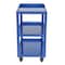 Vestil Steel Service Cart, 3 Shelves, 22 x 36, Steel, 1000 lb Load Capacity, 3 Shelves, 21.875" W SCS3-2236 - alternate 4